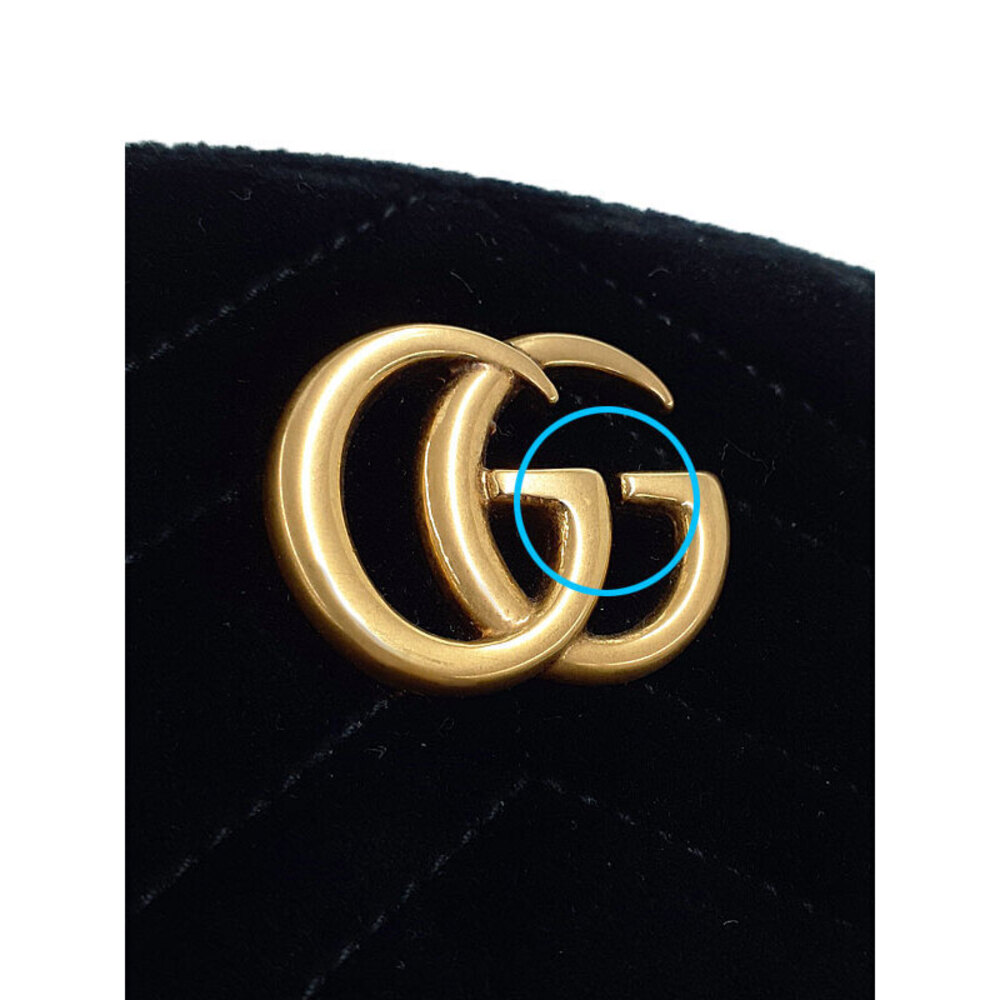 GUCCI GG Marmont Quilted Velvet Belt Bag Body - Picture 8 of 9